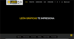 Desktop Screenshot of leongraficas.com